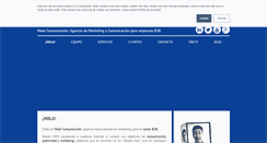 Desktop Screenshot of maskcomunicacion.es
